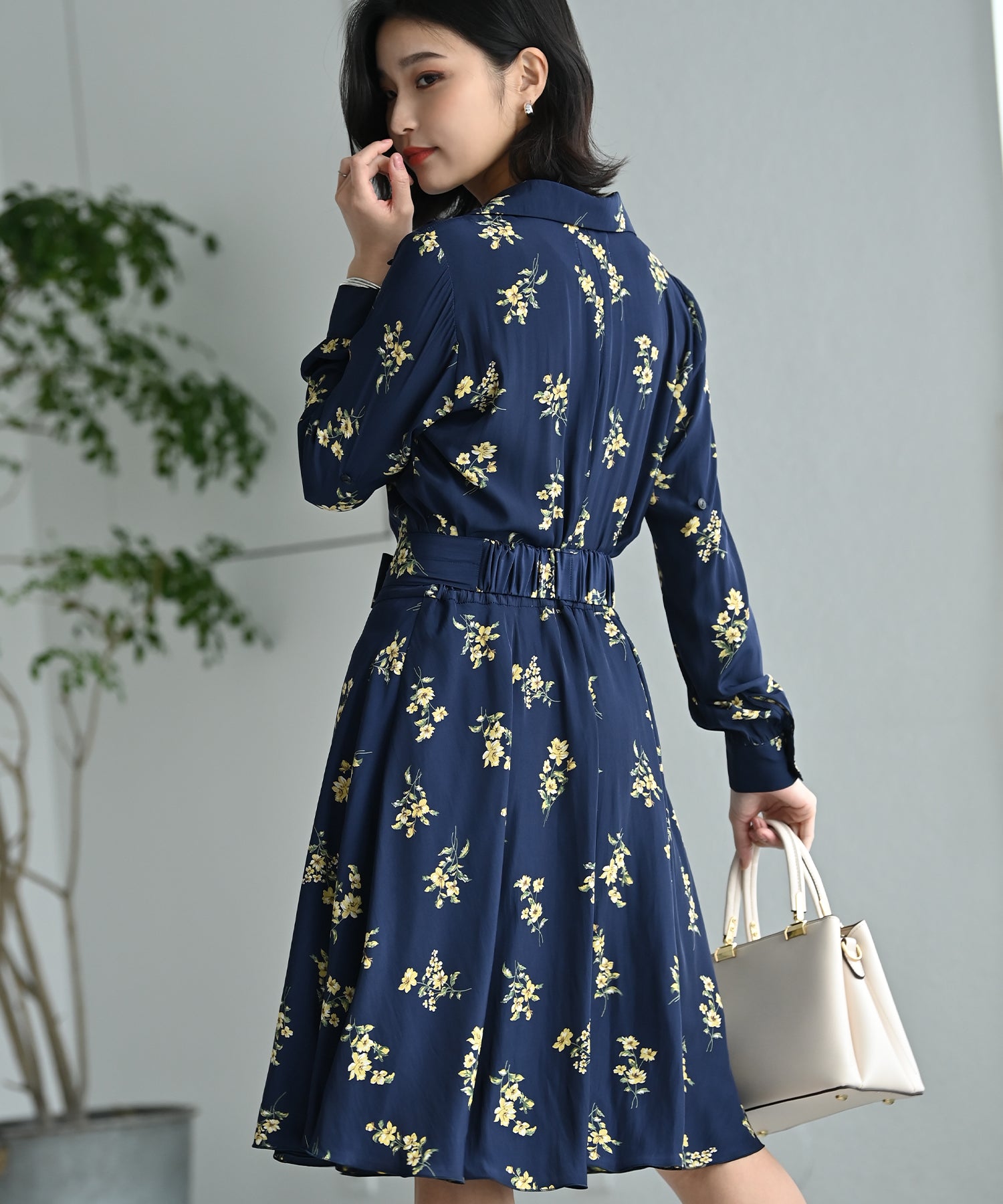 花柄シャツワンピース – ワンピース・ドレス – HEART CLOSET – ハート