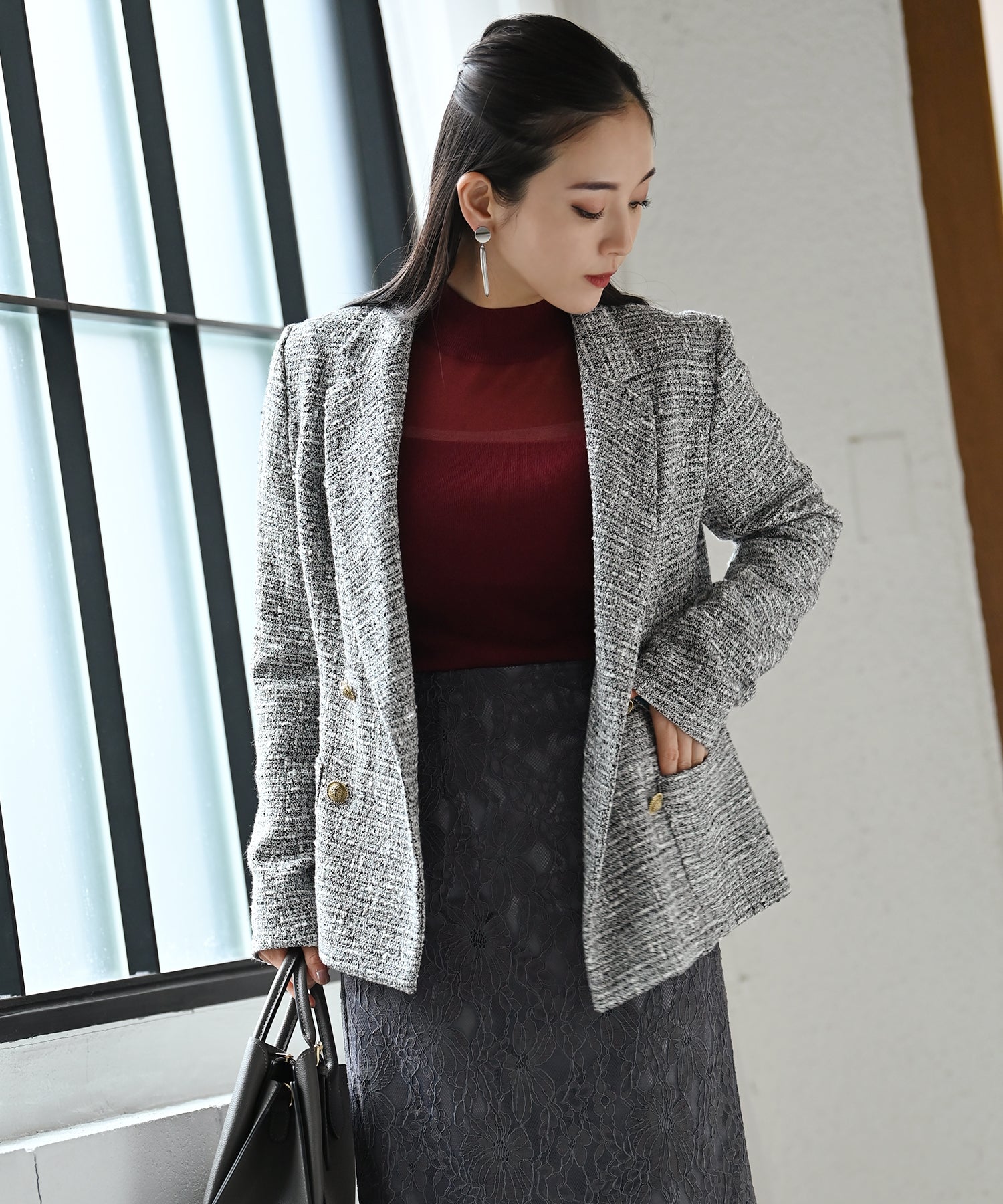 ツイードダブルジャケット – バストサイズから探す – HEART CLOSET