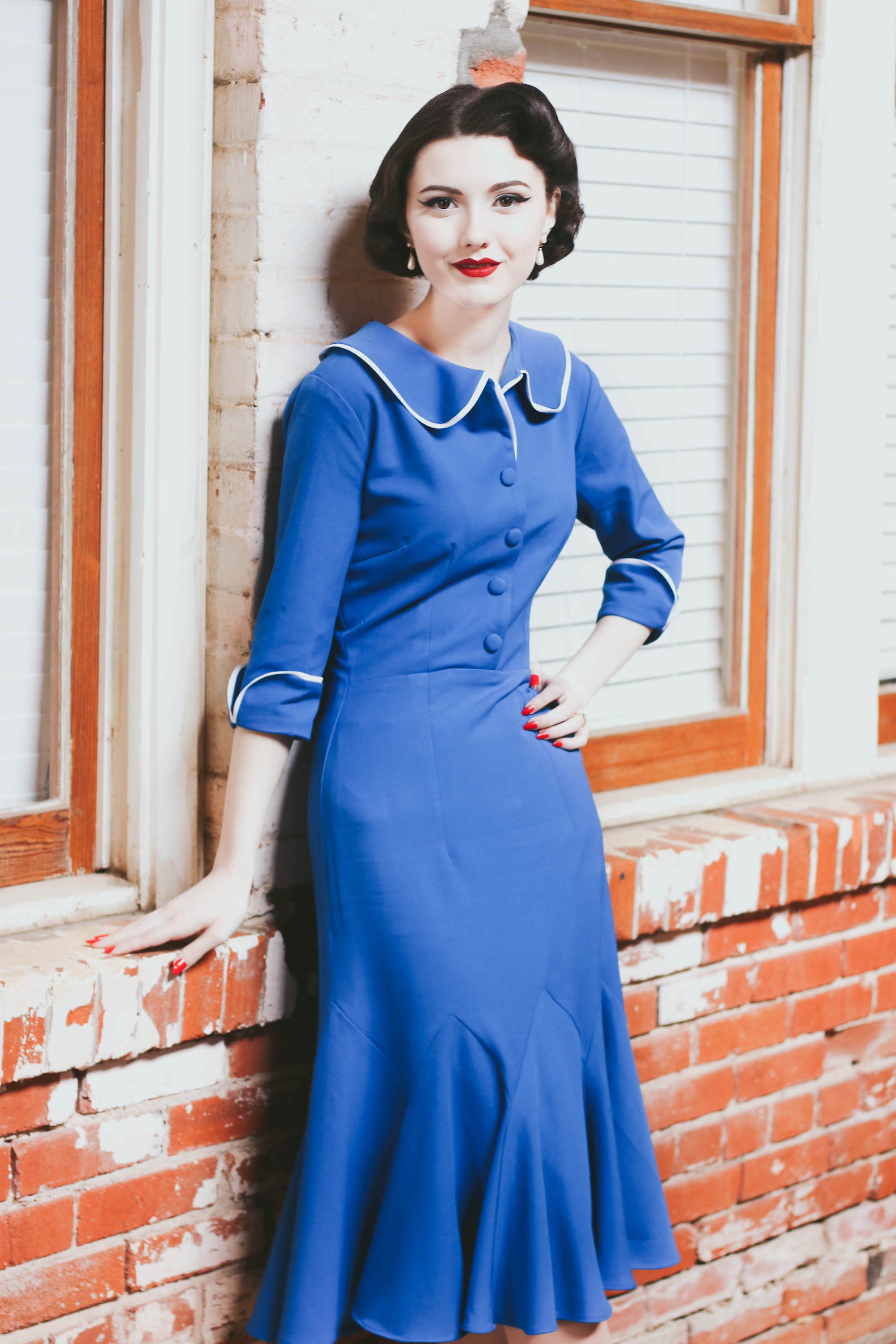 Joelle – Vintage 1950s Wiggle Mermaid Dress | HeartMyCloset
