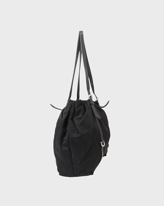 PRADA 三角ロゴ金具ナイロンレザートートバッグ | Hedy