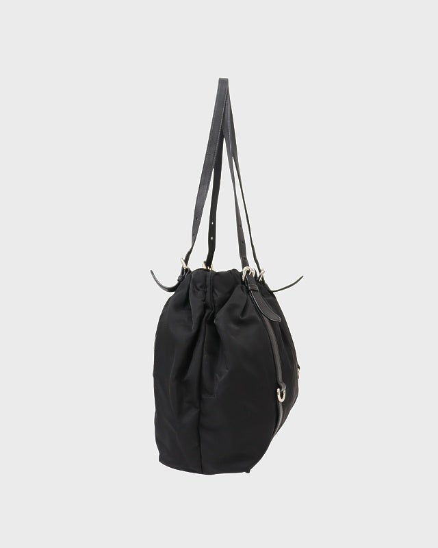 PRADA 三角ロゴ金具ナイロンレザートートバッグ | Hedy