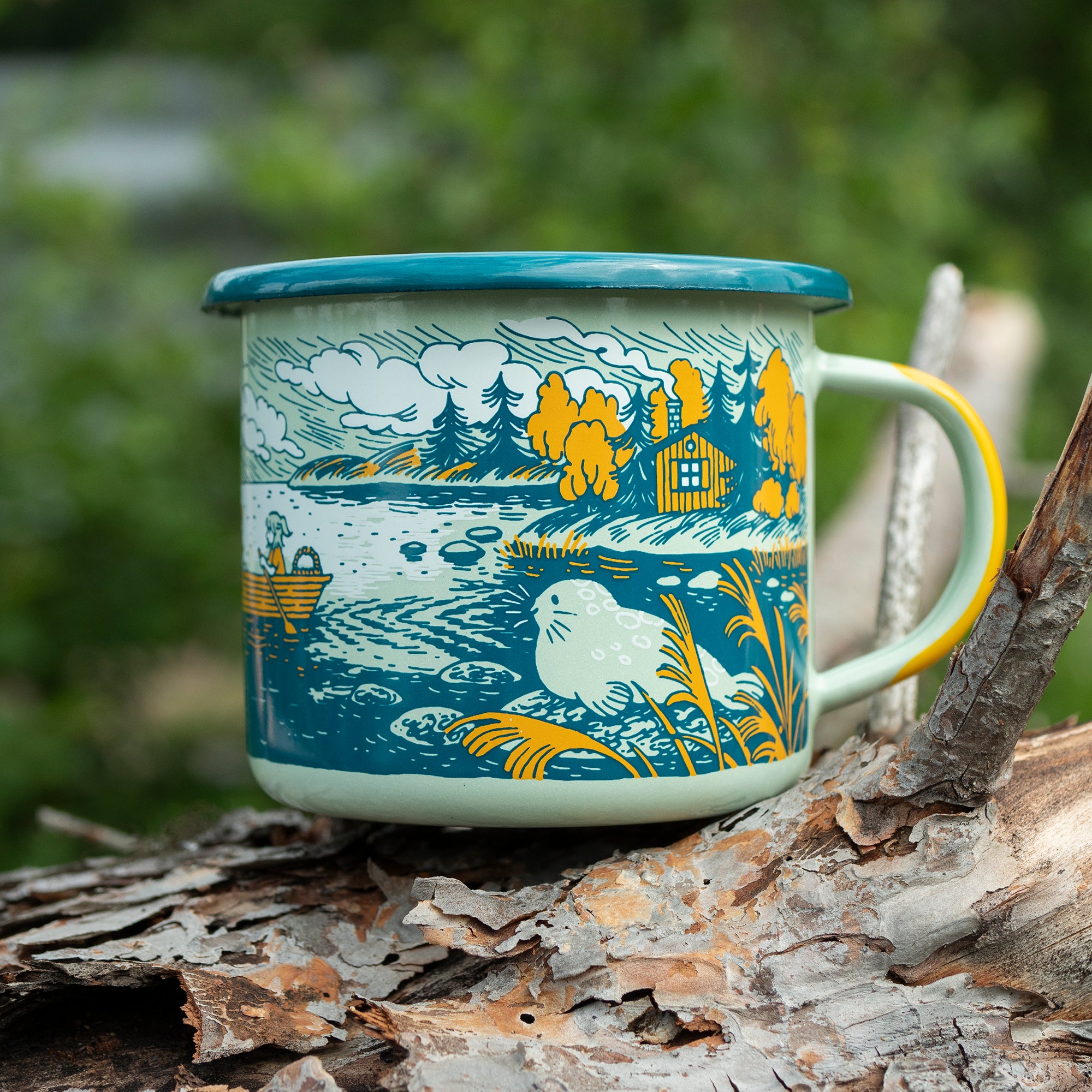 Lakeside Enamel Mug – Heikala Shop