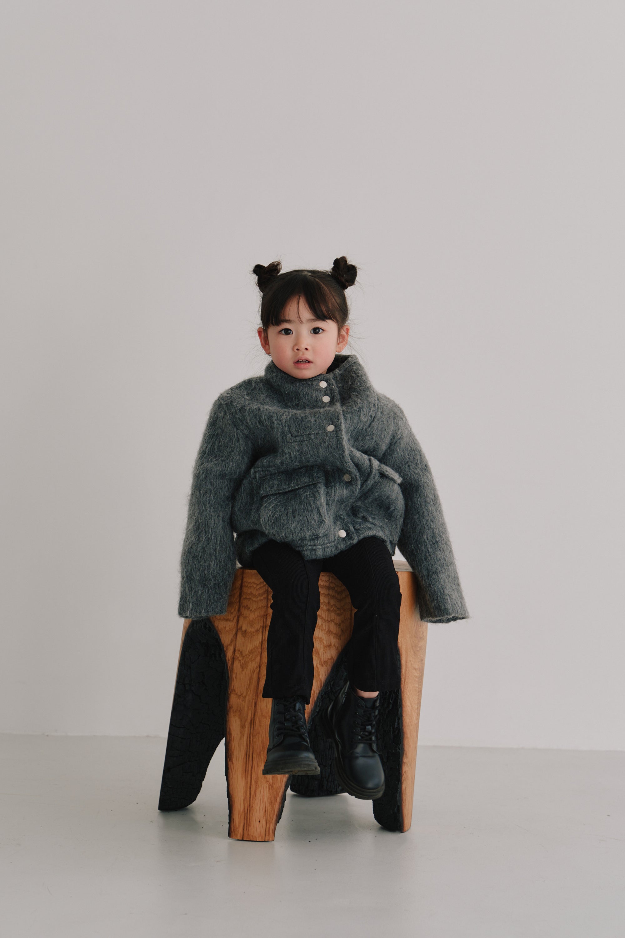 wool shaggy coat [Kids] - Hella (ヘラ）公式通販サイト