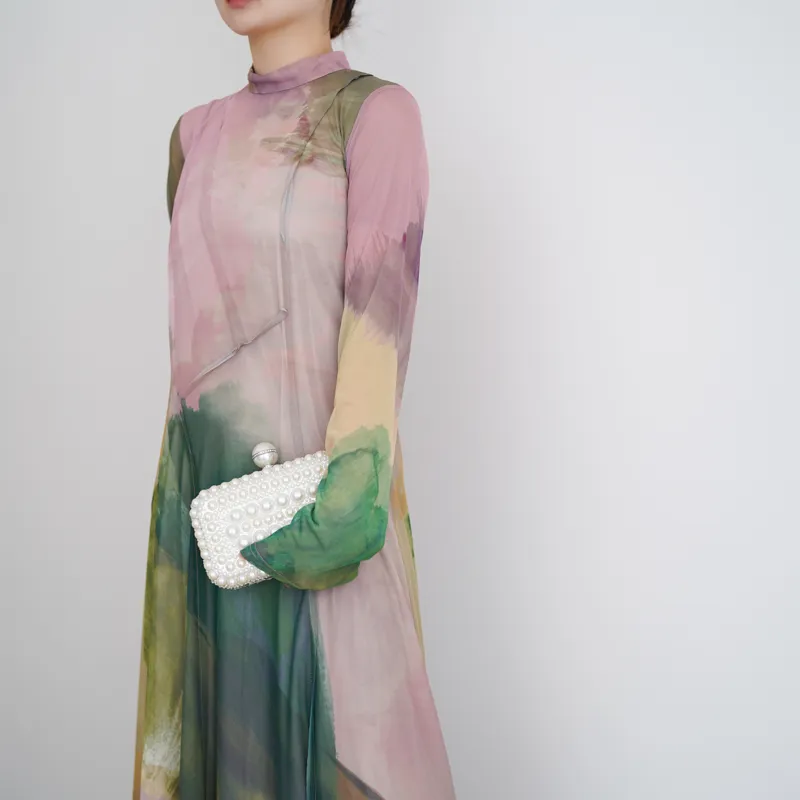 Ameri VINTAGE（アメリ ヴィンテージ）ELIZABETH STAINED GLASS SHEER