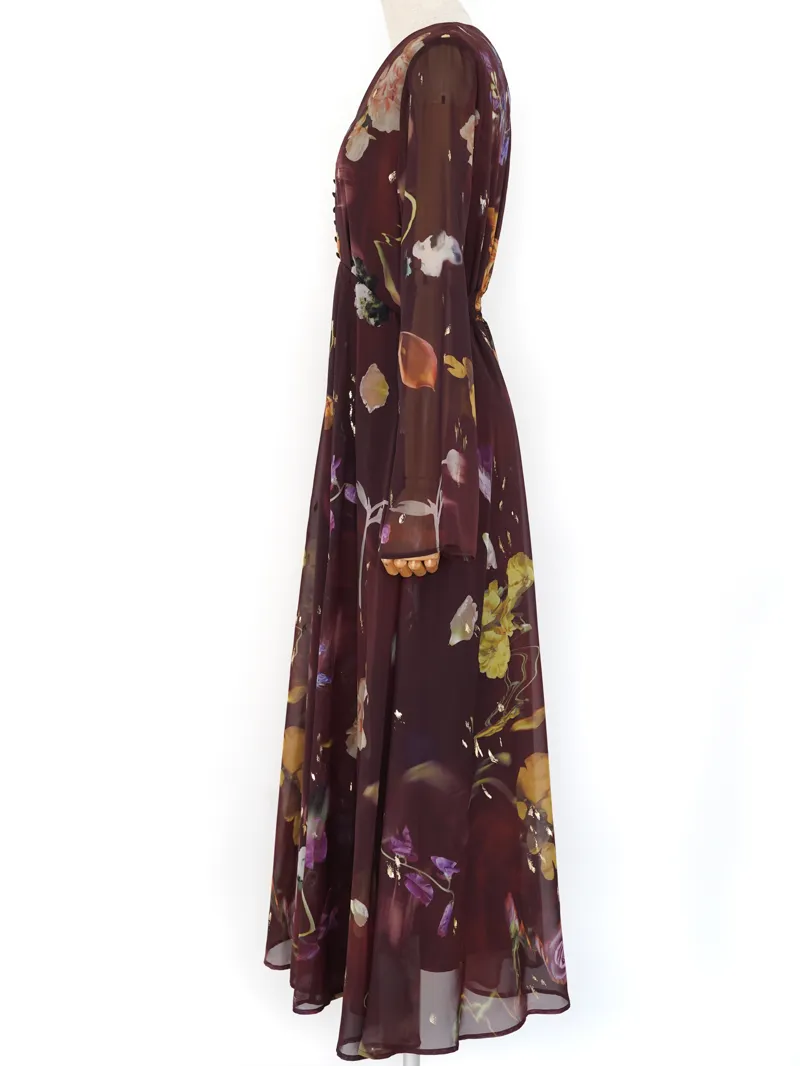 Ameri VINTAGE（アメリ ヴィンテージ）UND SCAN FLOWER DRESS