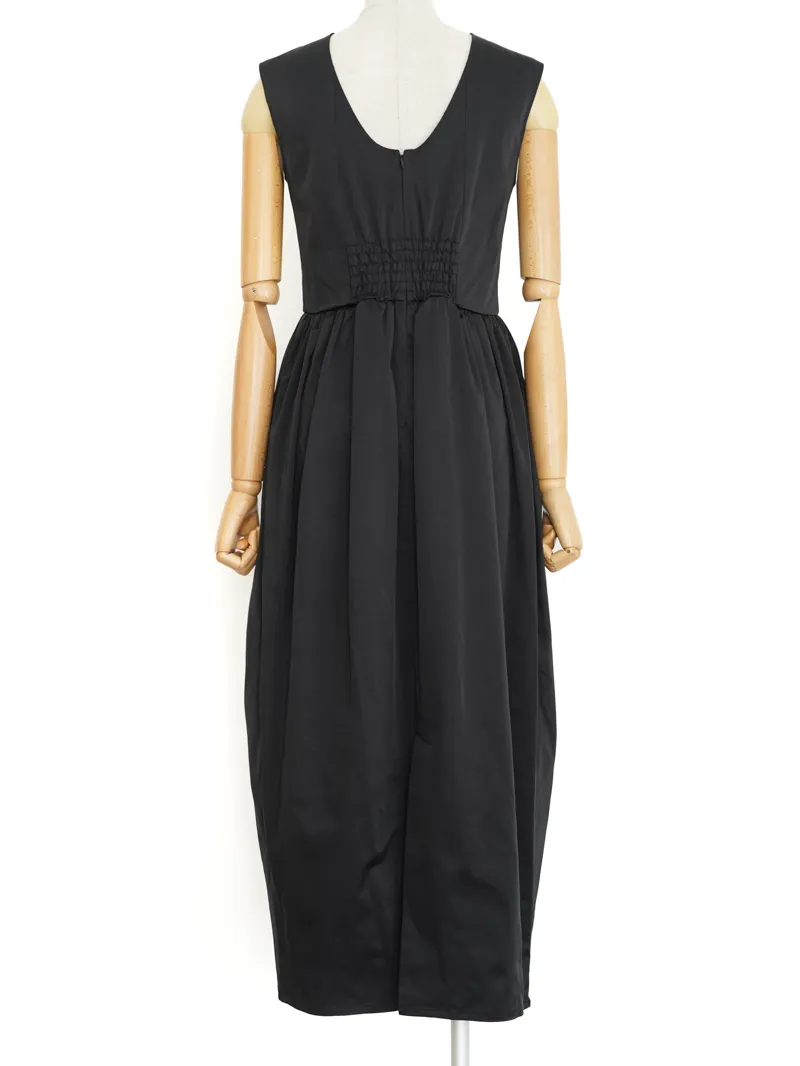 Ameri VINTAGE（アメリ ヴィンテージ）EMBROIDERY DRESS（ブラック/S