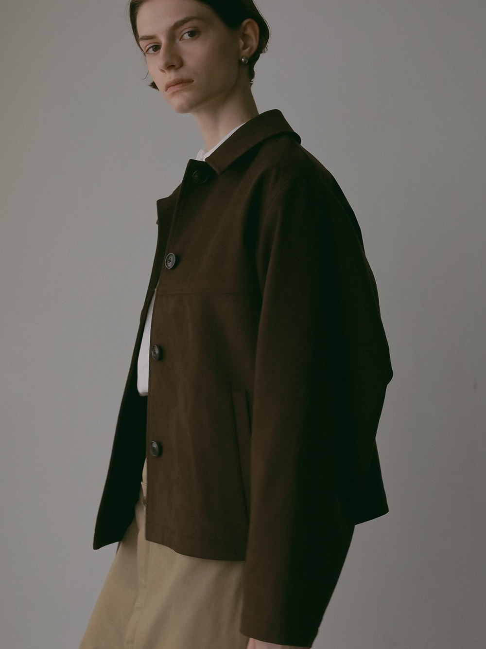 フェイクスエードジャケット | Outer | HER. Online Store