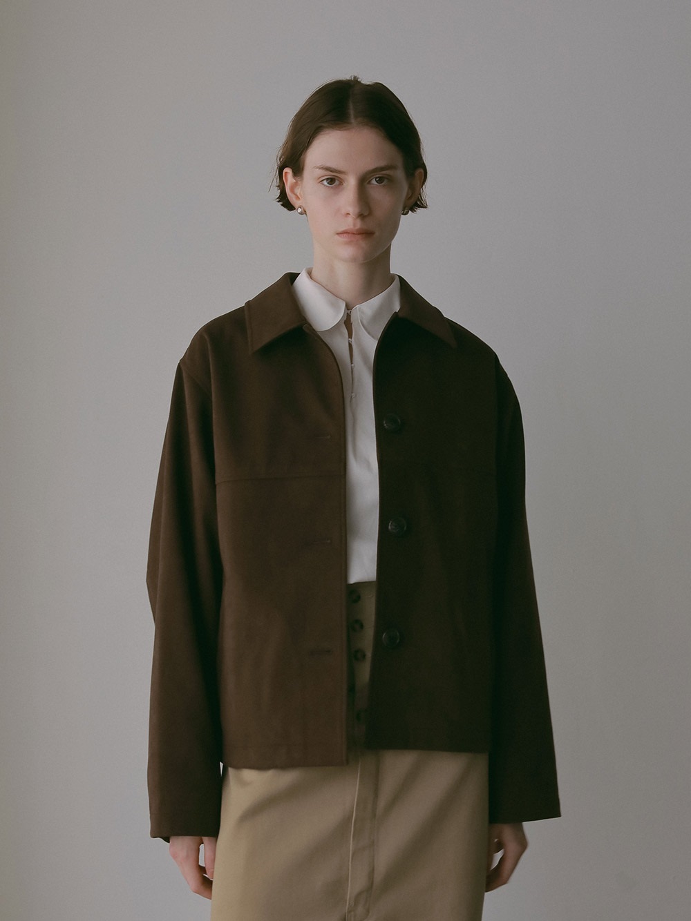 フェイクスエードジャケット | Outer | HER. Online Store