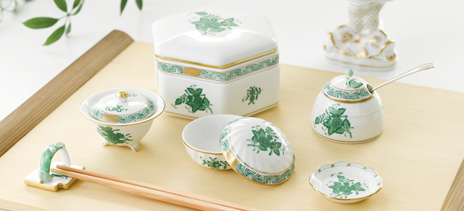 アポニー・グリーン] 重箱 (一段)