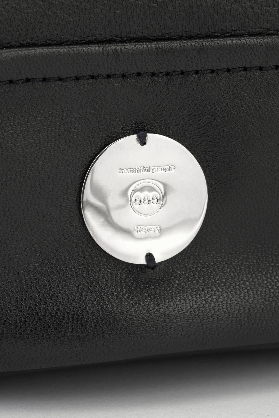 beautiful people × h'eres SPINAL riders petit wallet