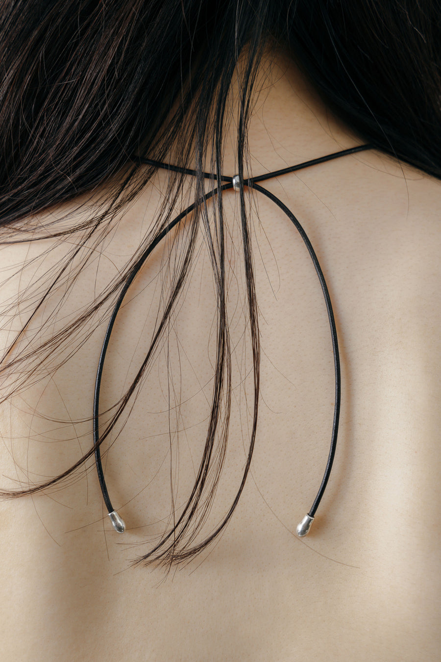 CETACEA LEATHER CHOKER NECKLACE – h'eres