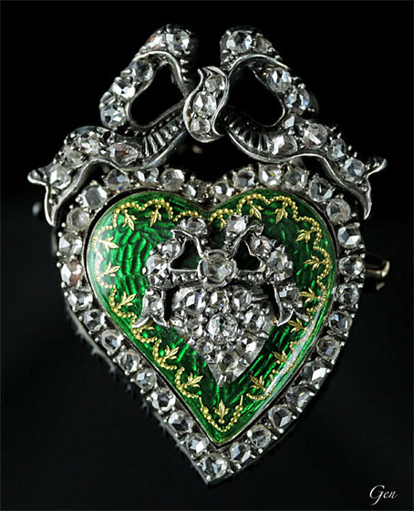 レア DALI JOIES ダリミュージアムレプリカ ハート型ブローチ レアDALI