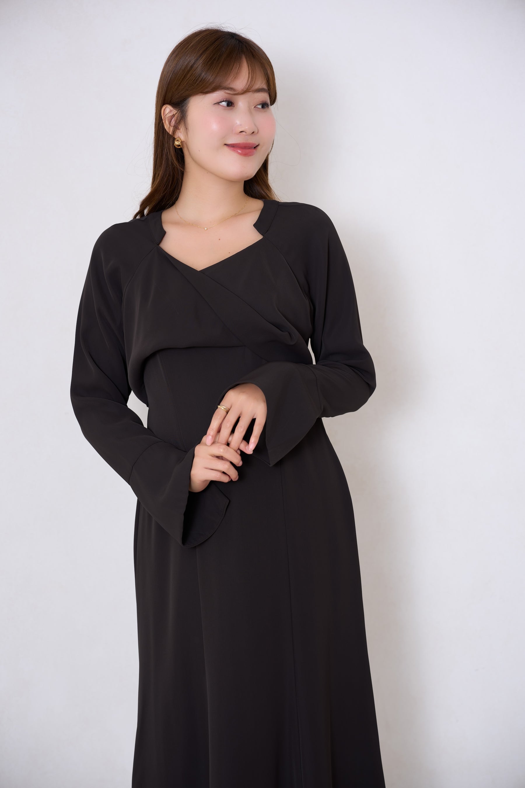 Elsie Twist-Front Dress