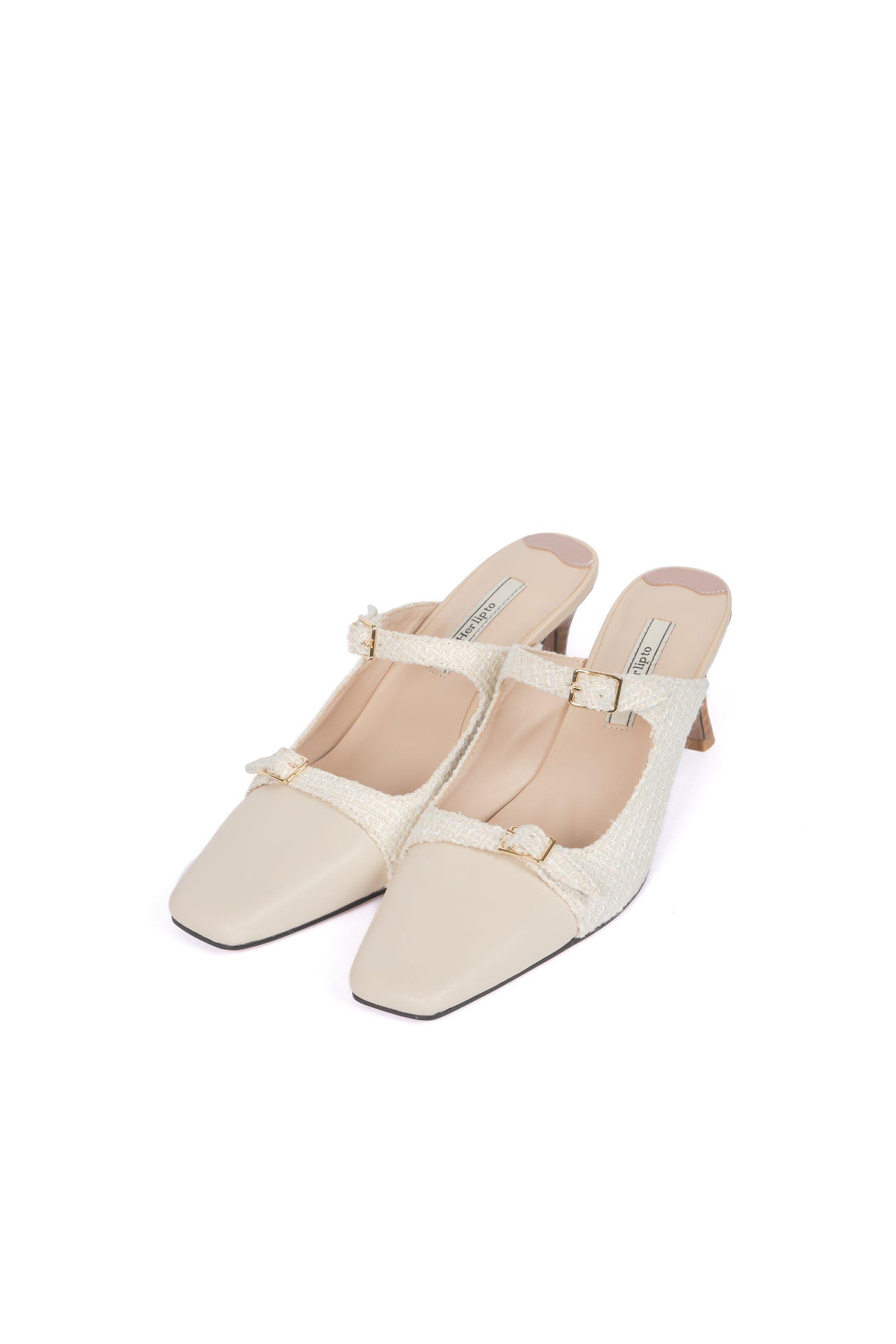 herlipto Mademoiselle Mules【vanilla】 Herlipto Mademoiselle Mules