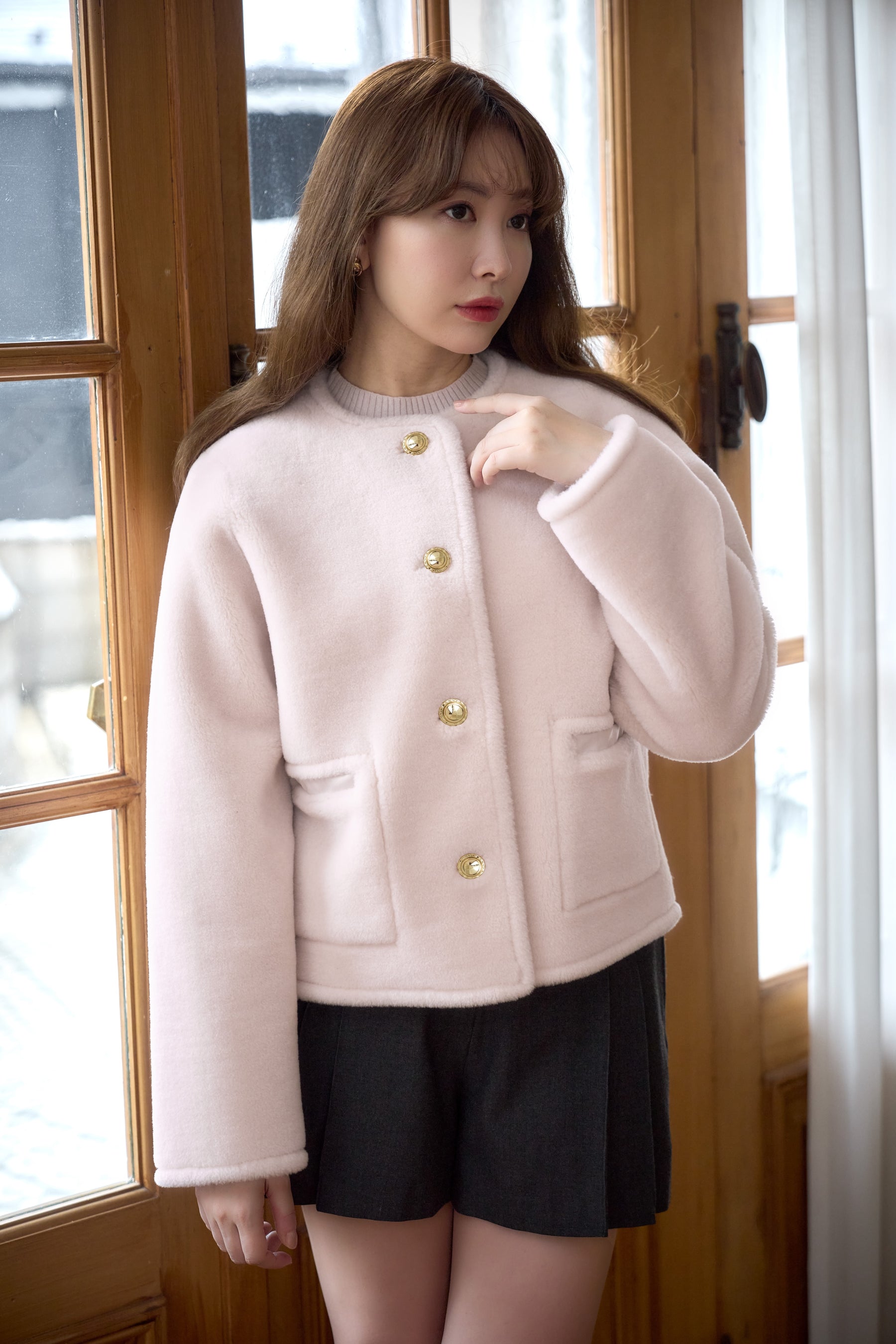 Lausanne Wool Short Coat