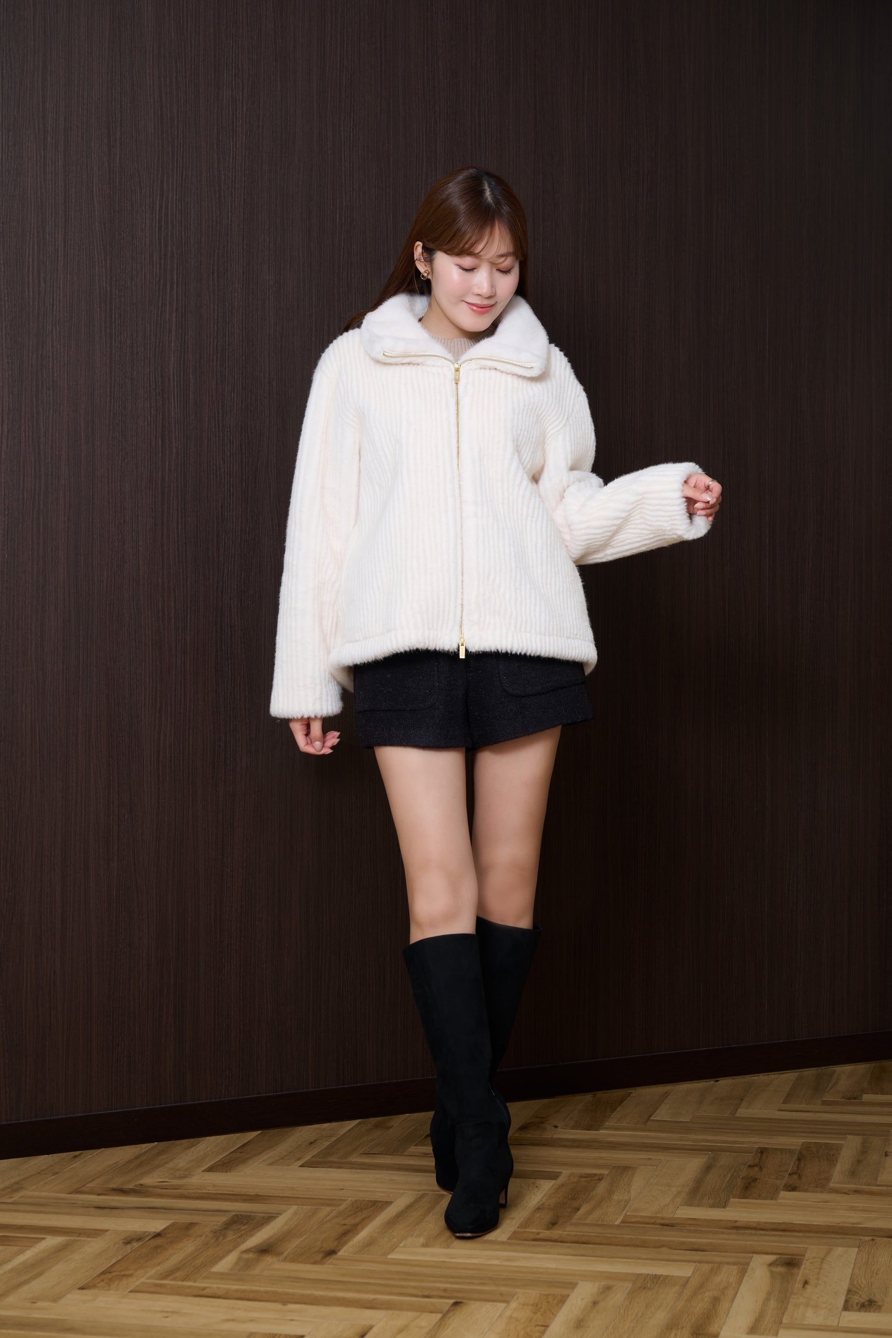 Twila Faux Fur Zip Jacket