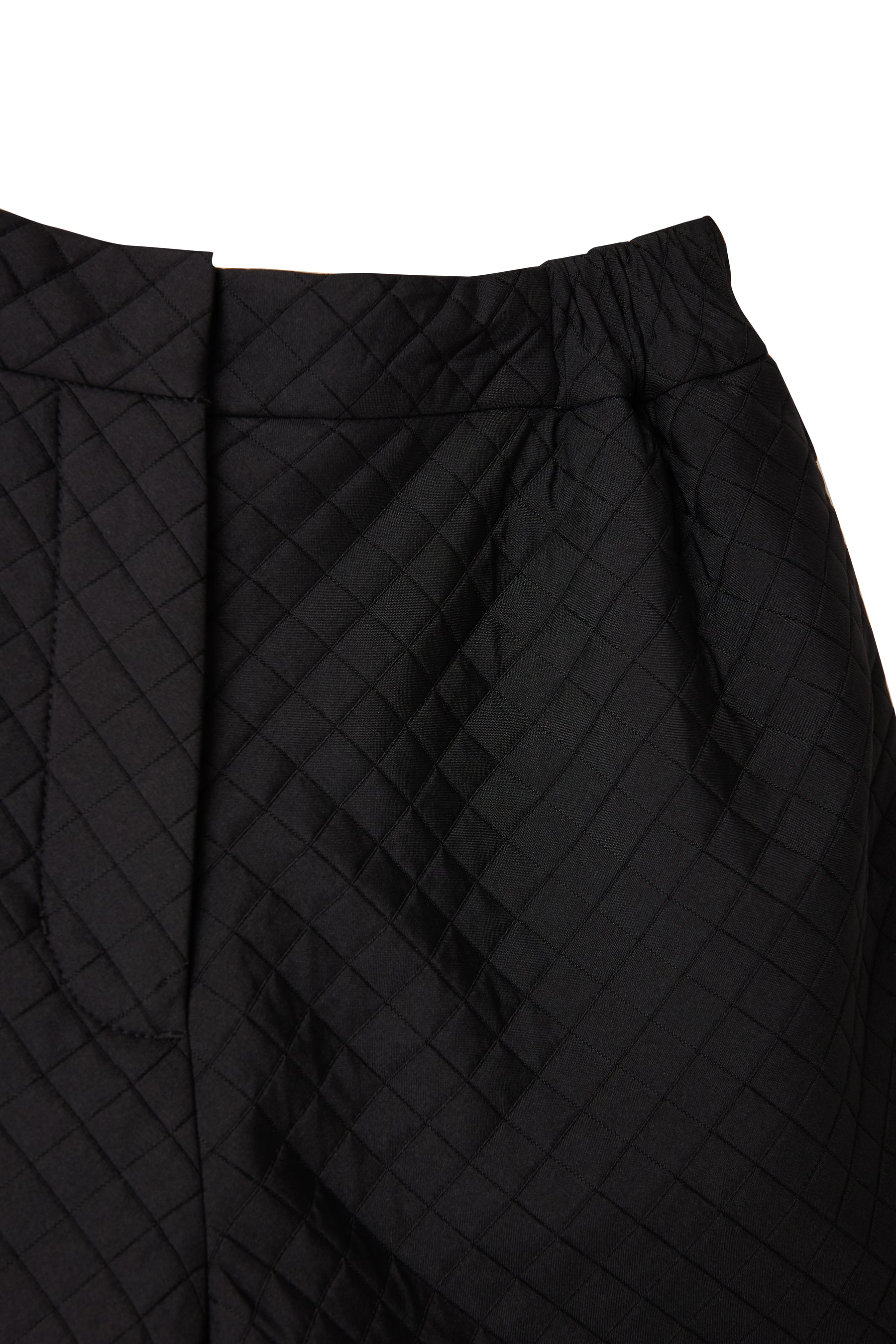 Quilted Flare Bell Shorts