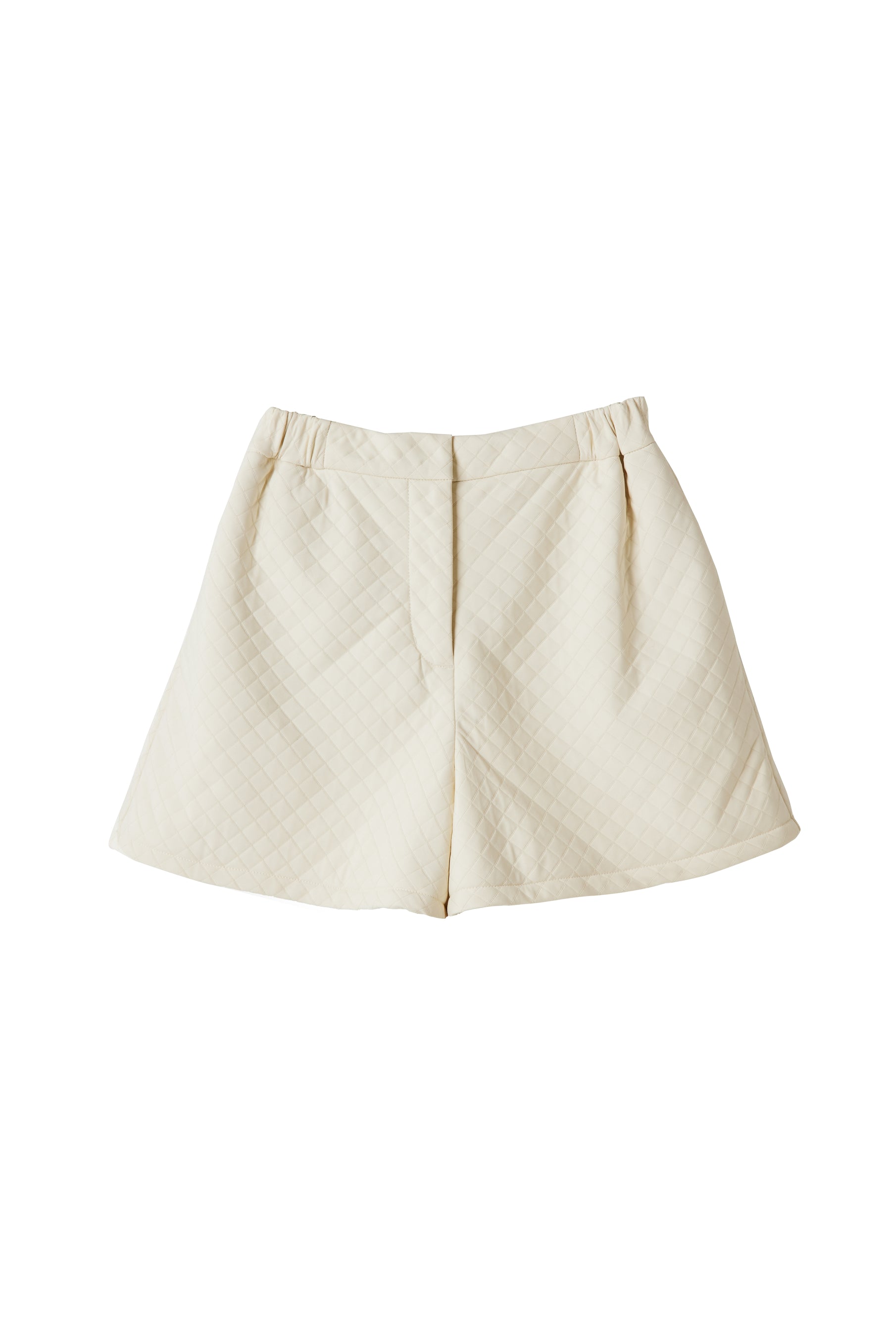 Quilted Flare Bell Shorts