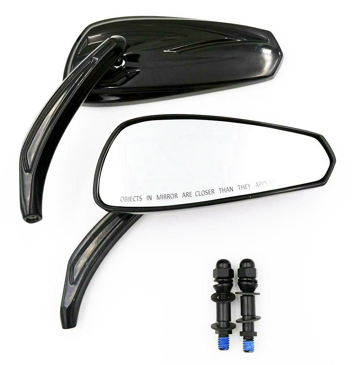 V-Factor トライバル・ミラーセット ブラック (左右セット) |ハーレー