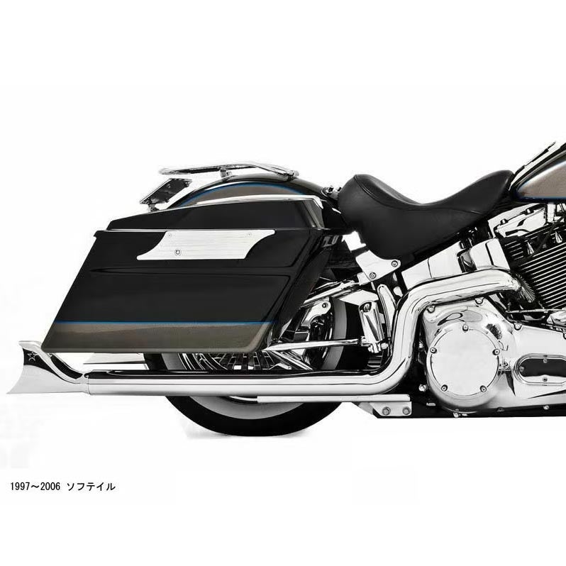 サムソン TRUE DUALS フィッシュテールマフラー(左右両出し) 36インチ