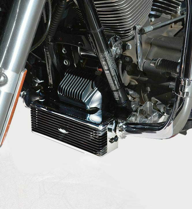 ハーレー、ツーリング用オイルクーラー、パフォーマンスパーツ