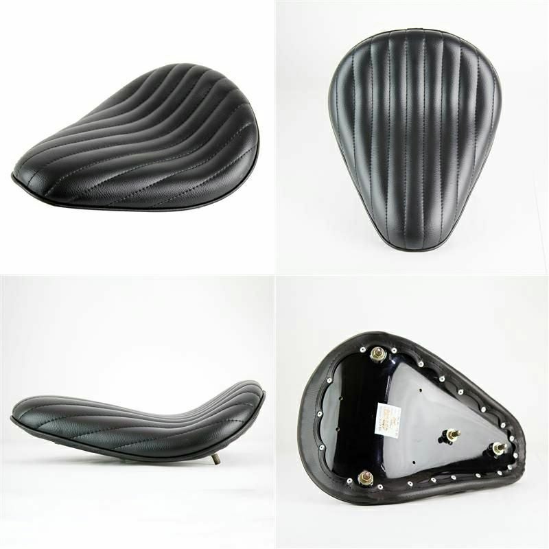 GOODS スポーツスター用GOODサドルシートキット バーチカル ブラック