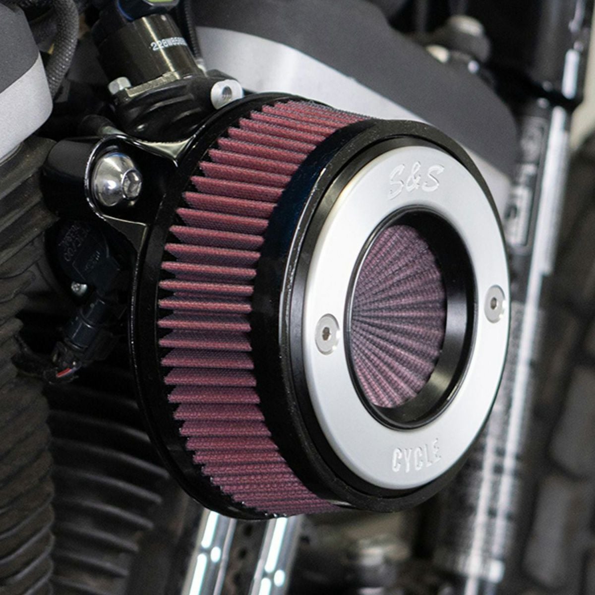 スポーツスター S&S ステルス・エアクリーナー｜ハーレーカスタム