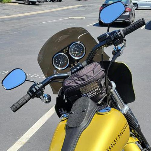 Biltwell アングル付スピードメータークランプ クローム |ハーレー