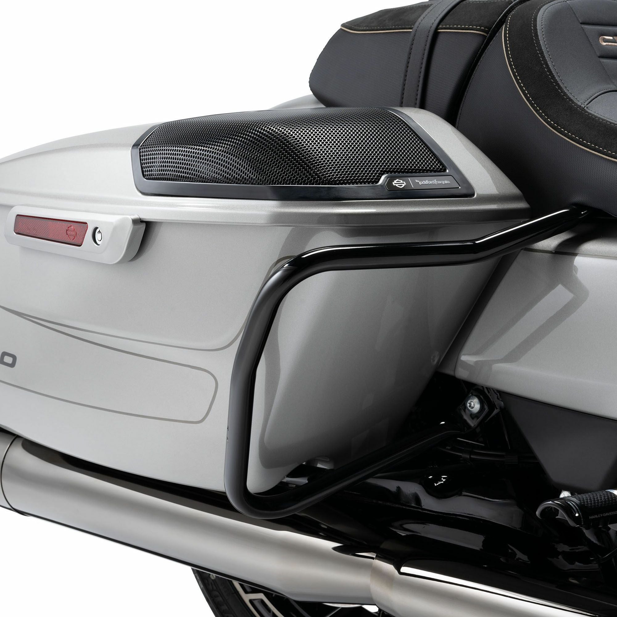 セール】リア サドルバッグガード (グロスブラック) 【ロードグライド