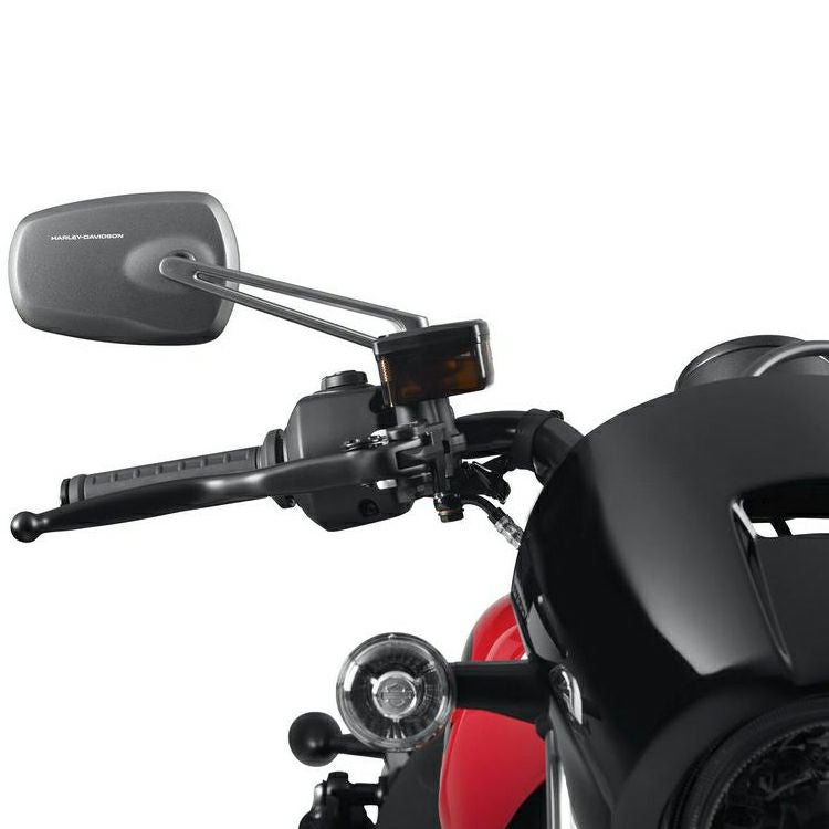 ハーレー 66 Collection ラウンドミラー ブラック |ハーレーパーツ専門