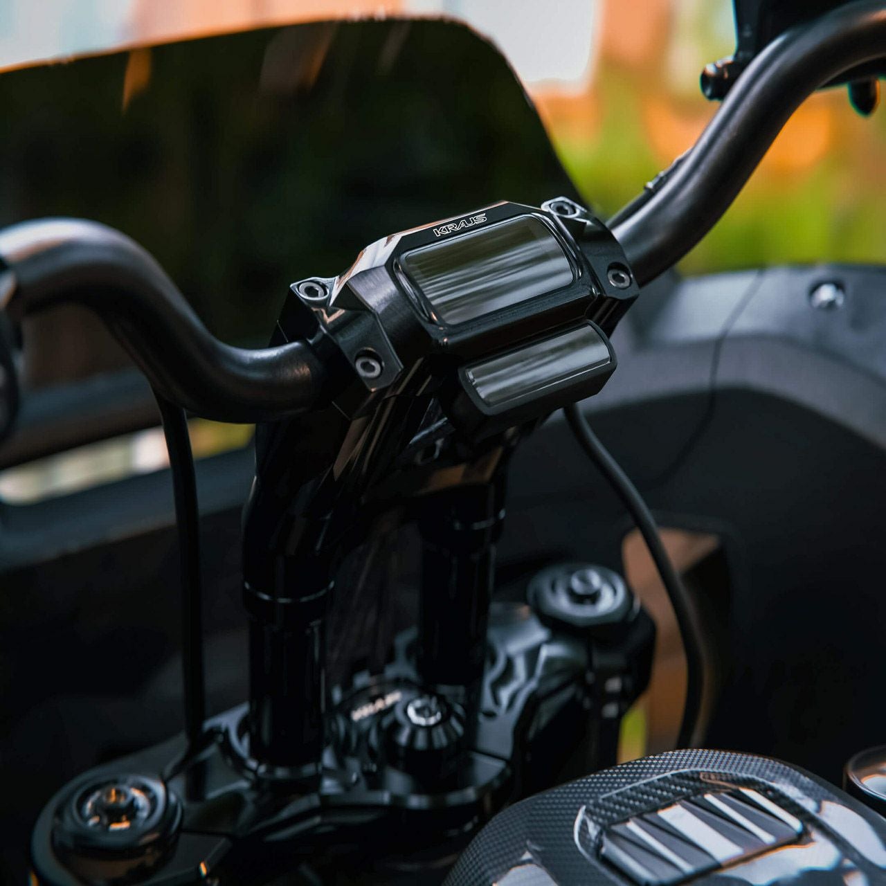 ハーレー純正☆16インチ ファットエイプハンガー・1.25インチ径