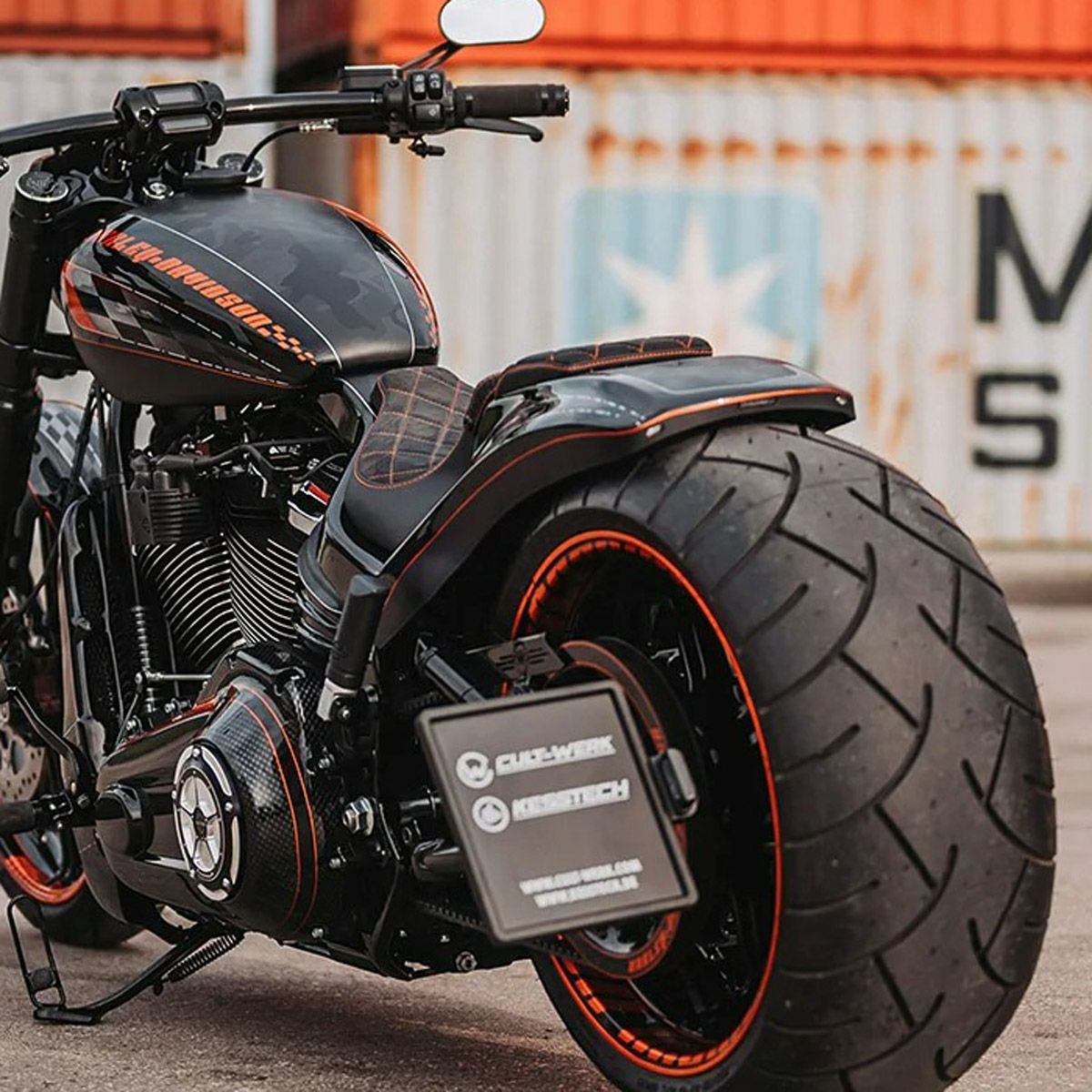 ソフテイル用 フェンダー・ナンバー・アクスル｜ハーレーカスタム