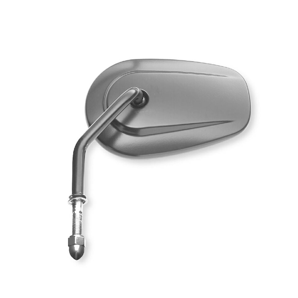 ウィリーG スカル ティアドロップミラー ブラック 56000406 |ハーレー