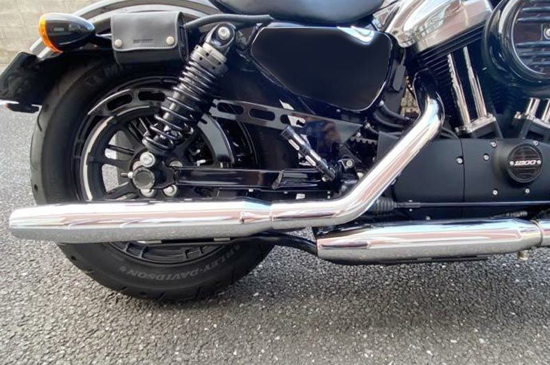 スポーツスター用クローム・ワークス マフラー(スポーツスター2013以前)