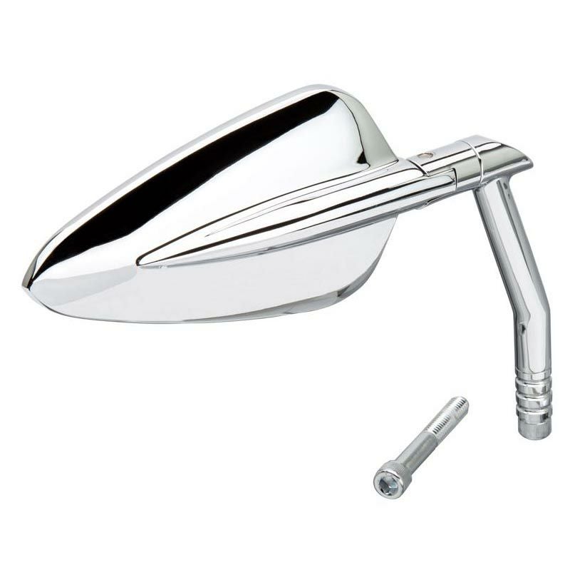 クリアキン ティアドロップミラー クローム |ハーレーパーツ専門店 HD