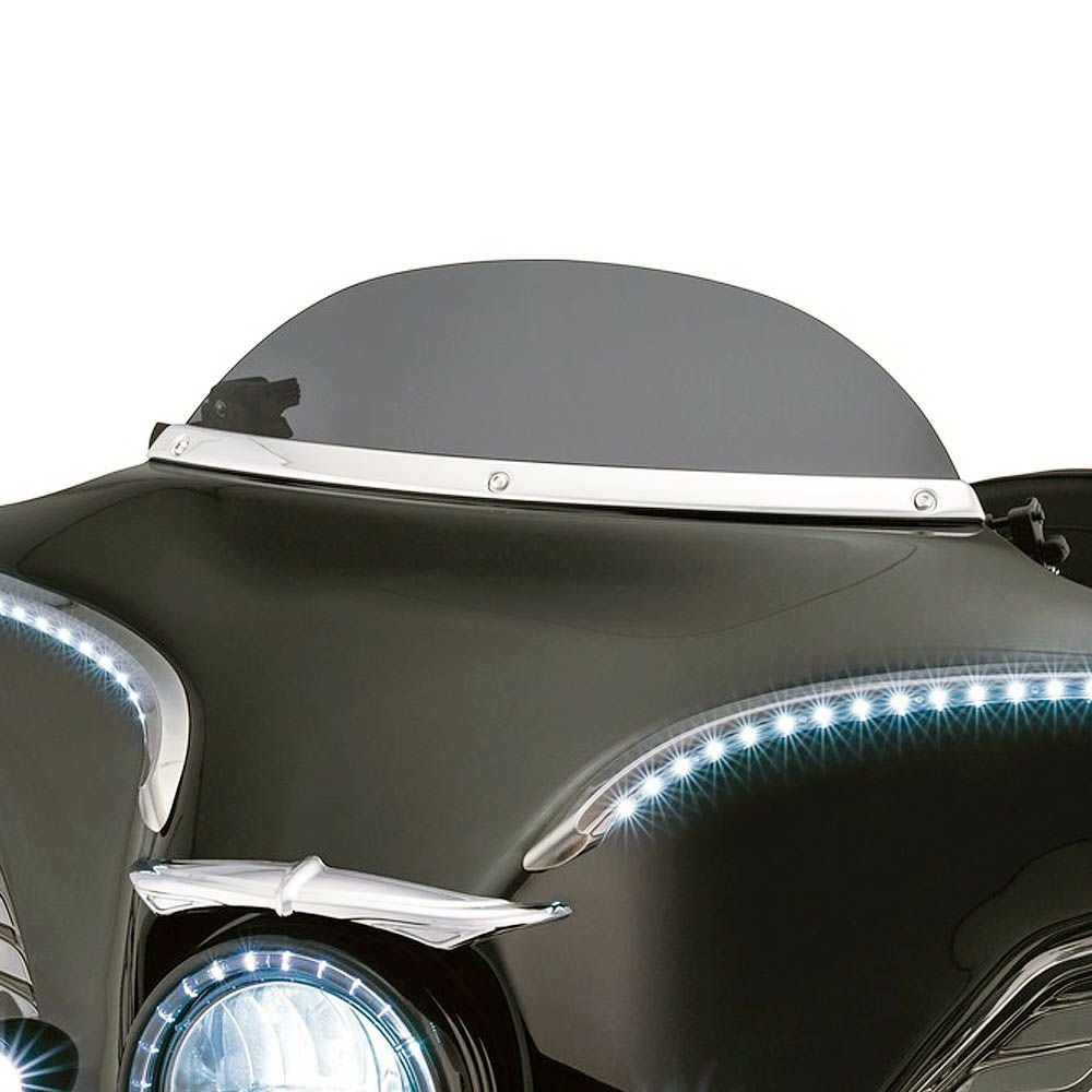 ブラック・ウインドシールドトリム GROOVED |ハーレーパーツ専門店 HD