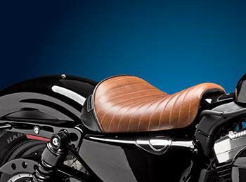 Le Pera スポーツスター、ベアボーンズ・ソロシート ブラウン