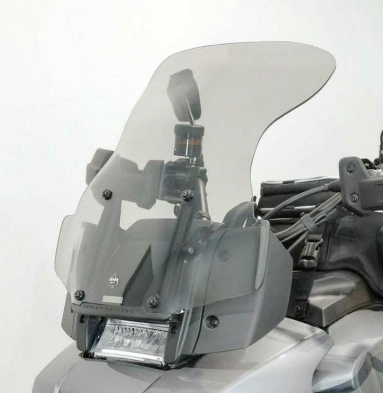 パンアメリカ用パワーブロンズ製ウインドシールド ハーレー Pan