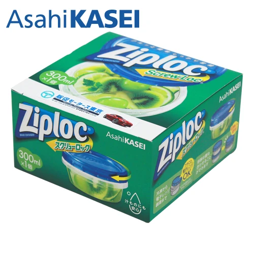 ジップロックスクリューロック(300ml)【販促花子ノベルティ】