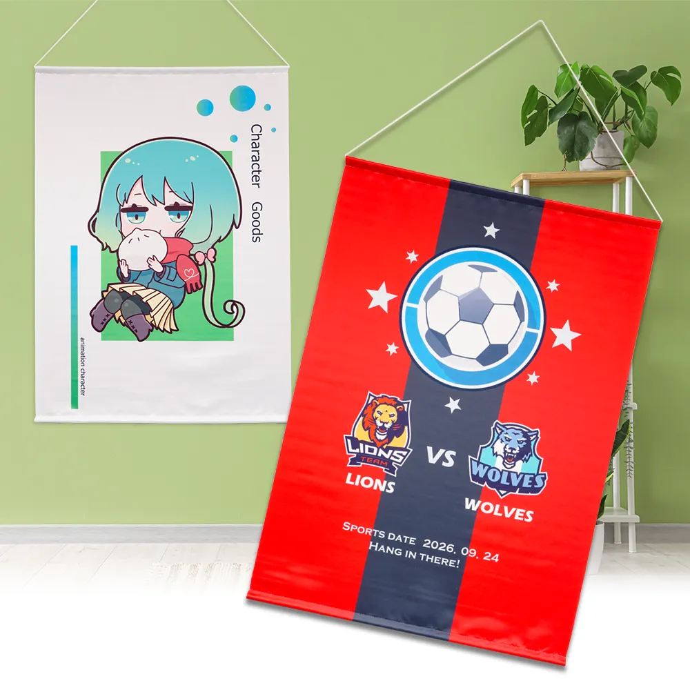 オリジナルタペストリーB1縦【販促花子ノベルティ】