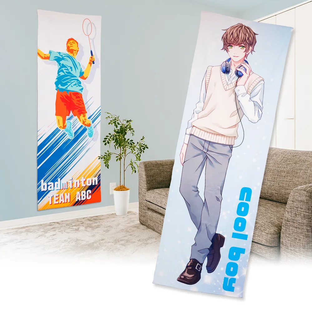 等身大ビッグタオル【販促花子ノベルティ】