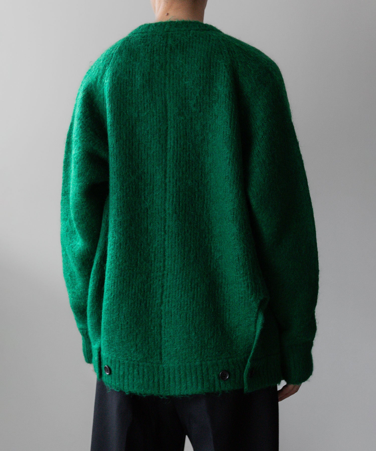 stein / シュタイン】KID MOHAIR KNIT CARDIGAN - GREEN | 公式通販
