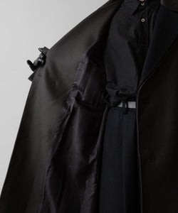 ssstein / シュタイン】DOUBLE LAPELED DOUBLE BREASTED COAT - GREY