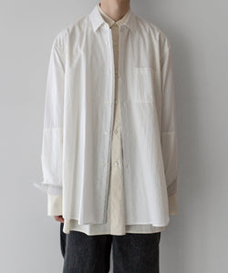 stein / シュタイン】OVERSIZED LAYERED SHIRT - OFF | 公式通販サイト
