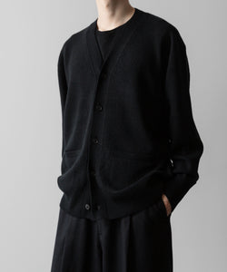 ssstein / シュタイン】EXTRA FINE WOOL KNIT CARDIGAN - BLACK | 公式