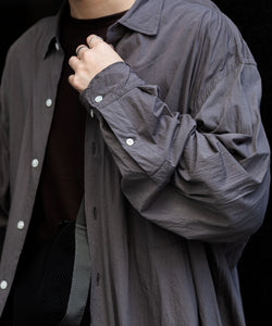 KANEMASA PHIL.】46G ARTISAN SHIRT - CHARCOAL | 公式通販サイト