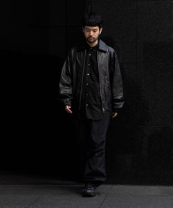 ssstein / シュタイン】LEATHER ZIP SHORT JACKET - BLACK | 公式通販