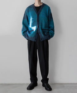 stein / シュタイン】GRADATION MOHAIR CARDIGAN - BLUE GREEN | 公式