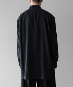 stein / シュタイン】OVERSIZED CUPRO LS SHIRT - BLACK | 公式通販