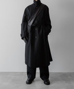 ssstein / シュタイン】OVERSIZED INVESTIGATED COAT - BLACK | 公式